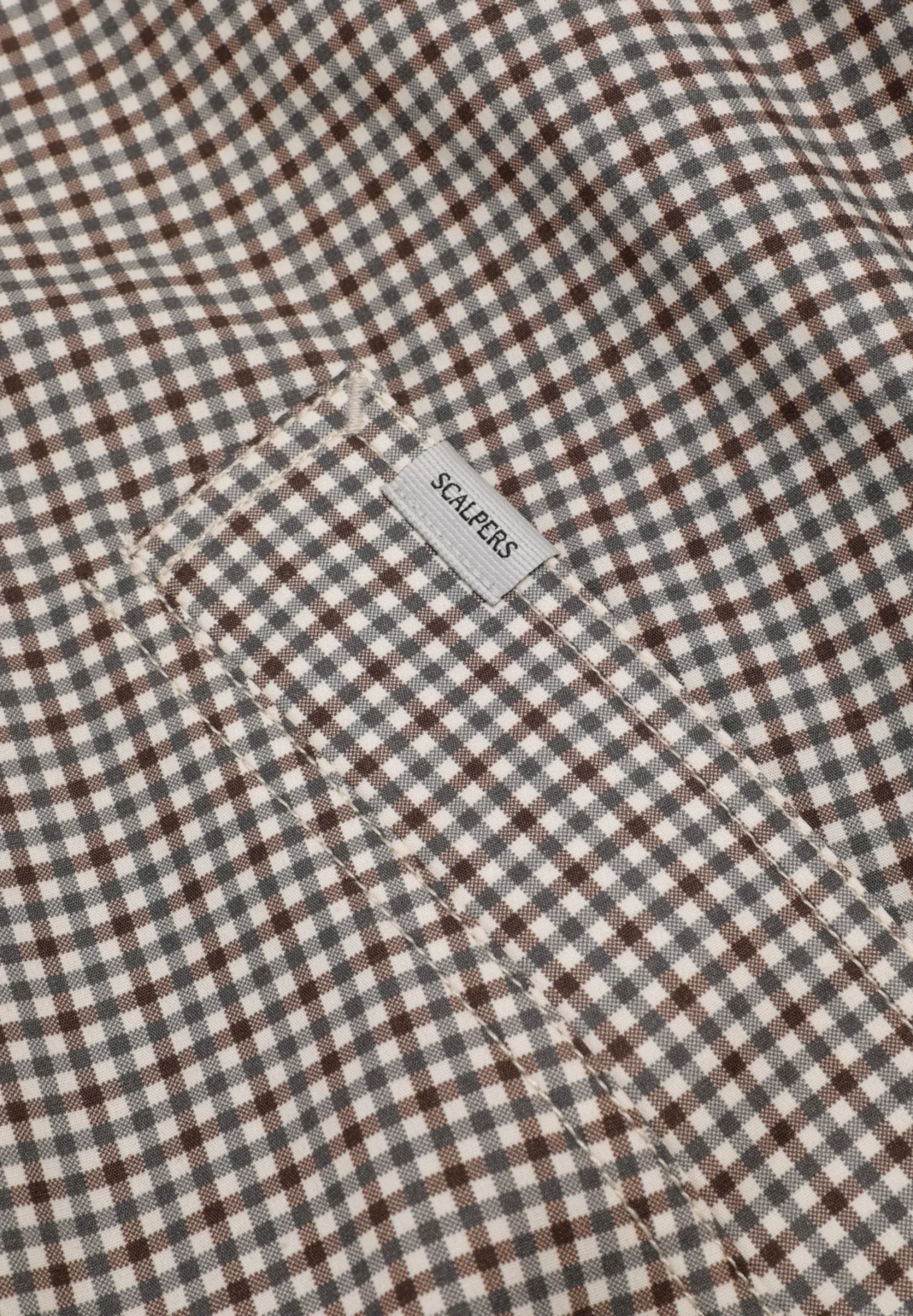 CHAQUETA BOMBER ESTAMPADO MICROCUADRO