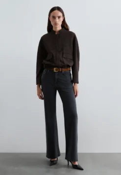 CHAQUETA BOMBER LÚREX