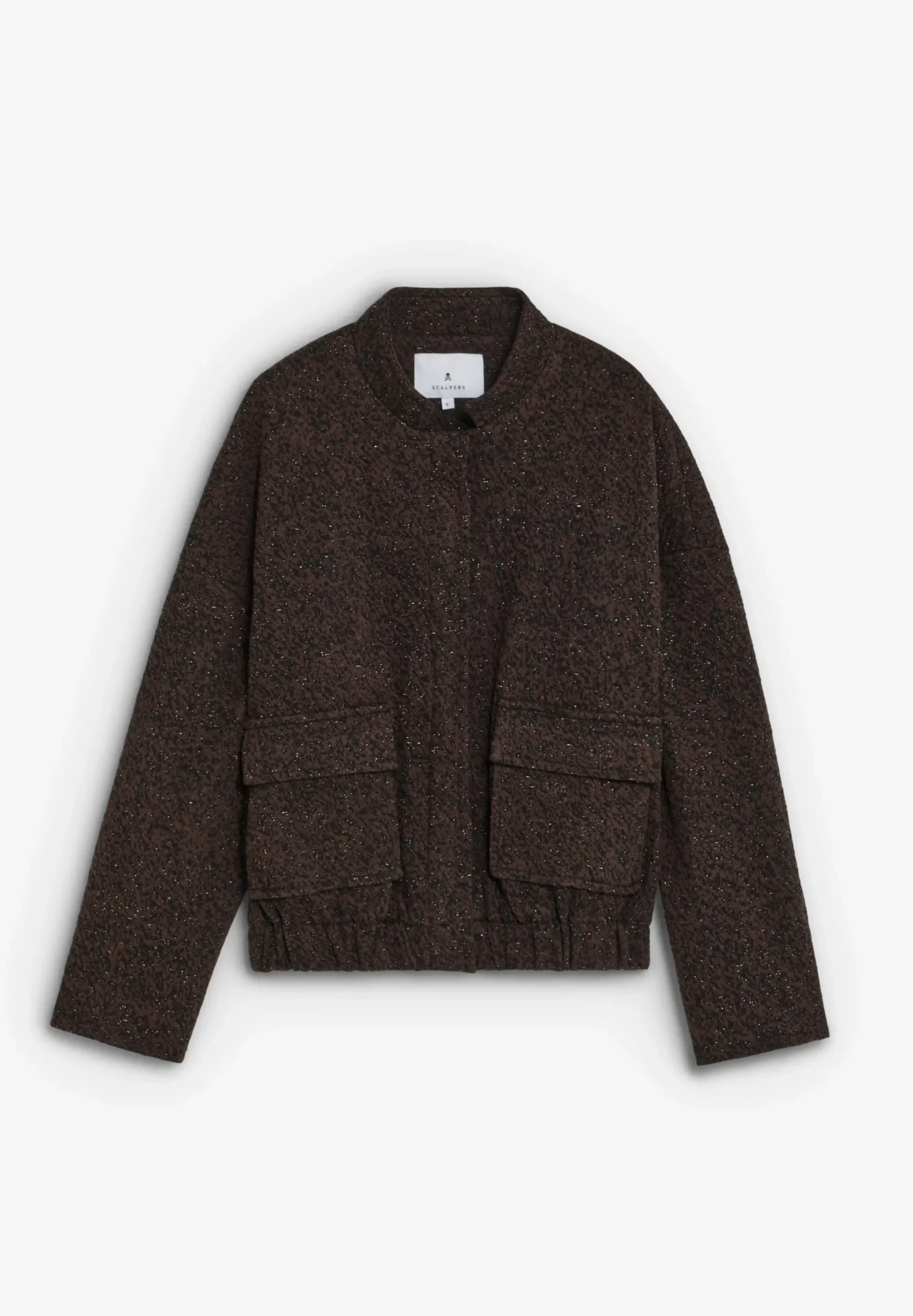 CHAQUETA BOMBER LÚREX