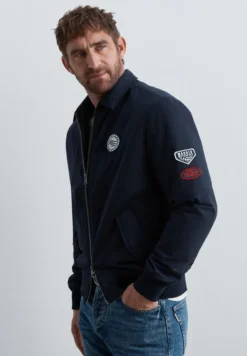 CHAQUETA BOMBER PARCHES