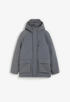 CHAQUETA CON CAPUCHA BOLSILLOS