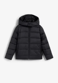 CHAQUETA CON CAPUCHA REVERSIBLE