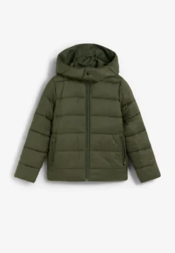 CHAQUETA CON CAPUCHA REVERSIBLE