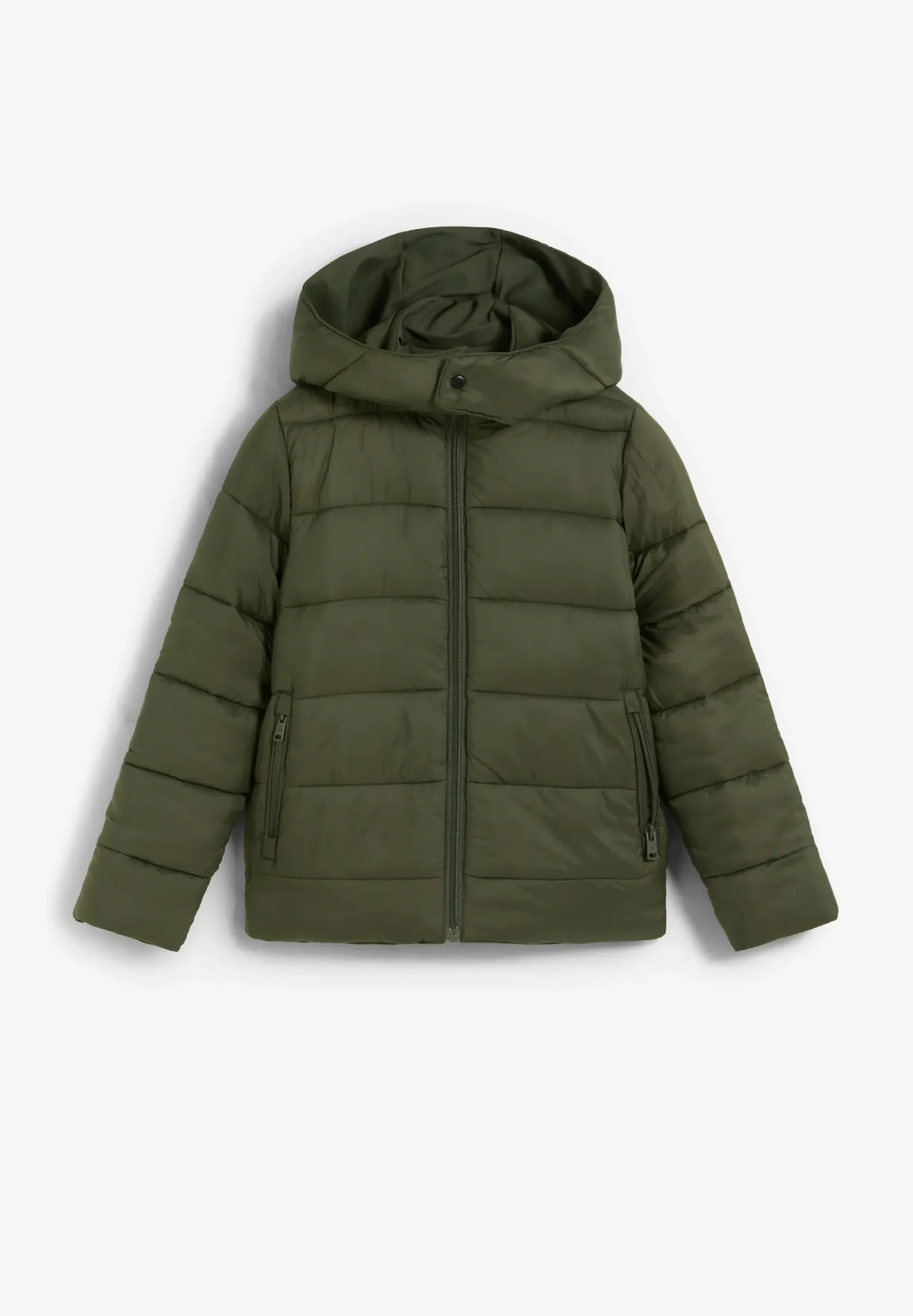 CHAQUETA CON CAPUCHA REVERSIBLE