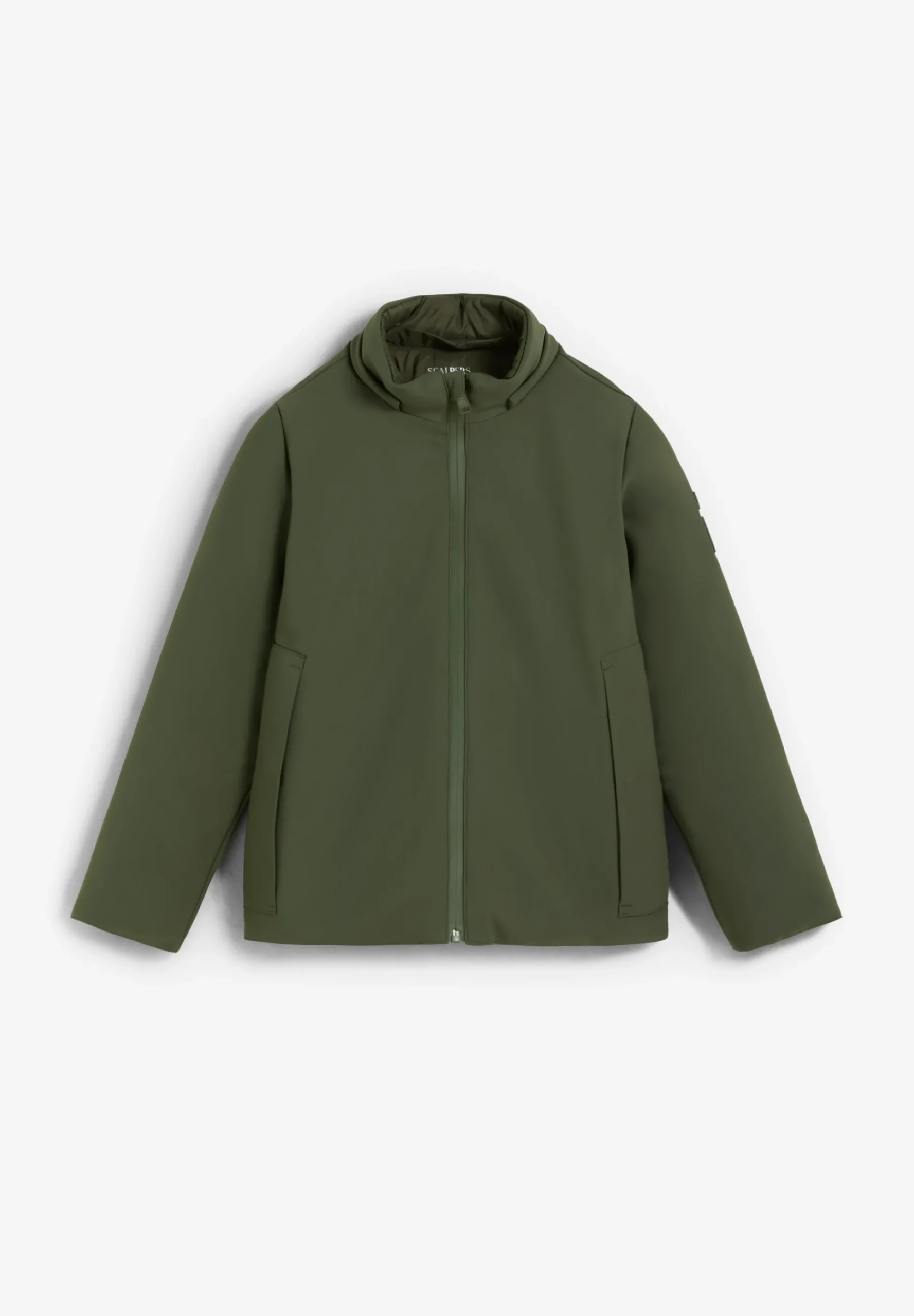 CHAQUETA CON CAPUCHA REVERSIBLE