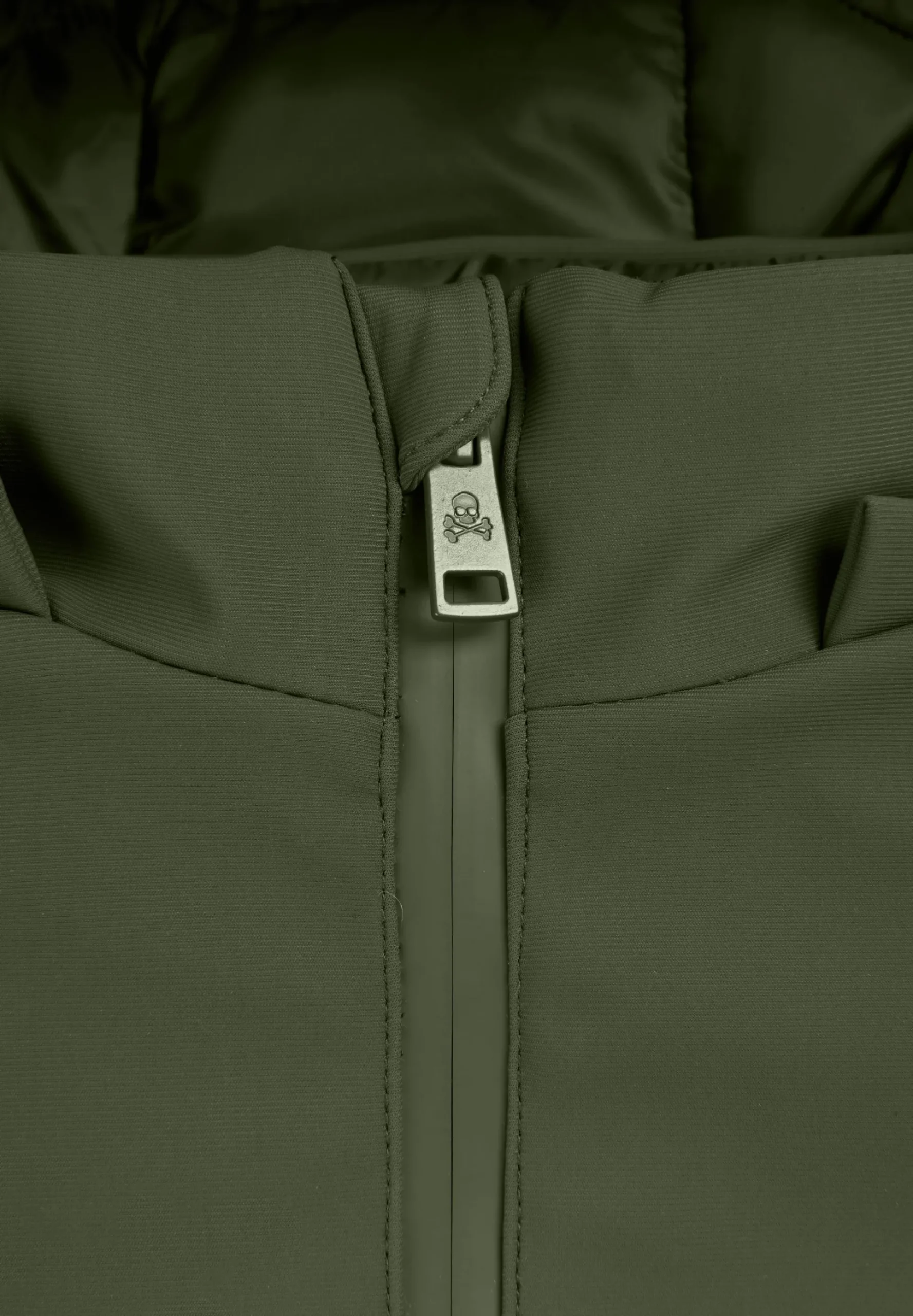 CHAQUETA CON CAPUCHA REVERSIBLE
