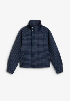 CHAQUETA CUELLO ALTO CUADROS