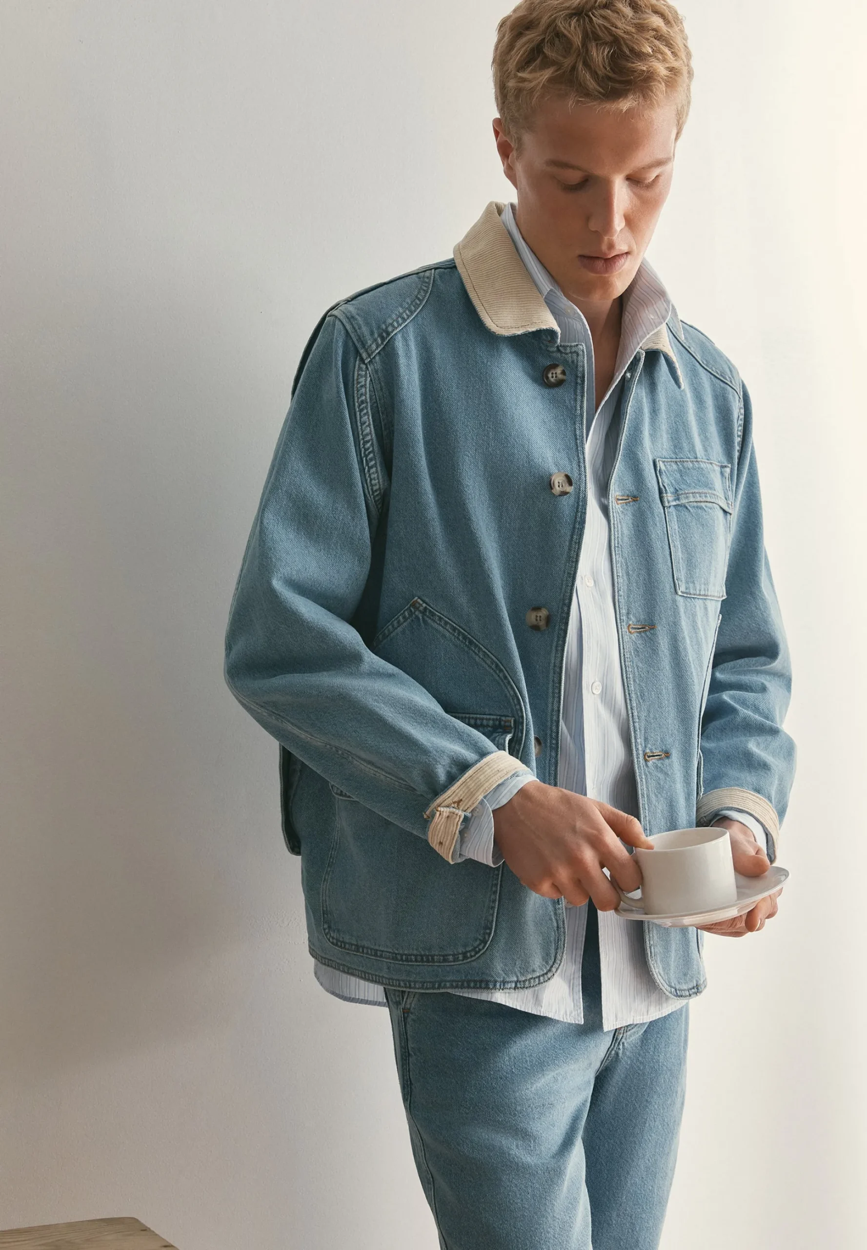 CHAQUETA DENIM MULTIBOLSILLOS