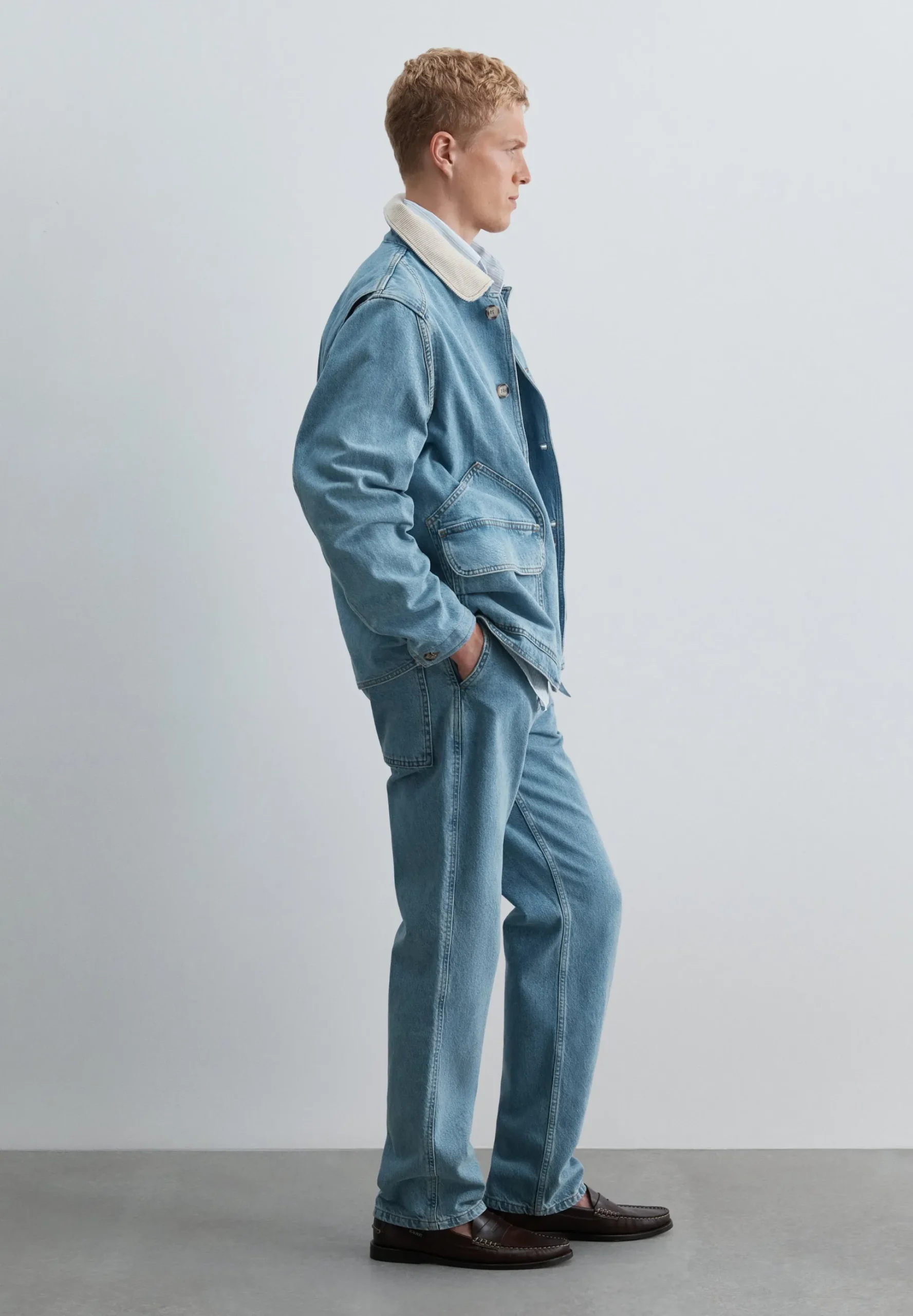 CHAQUETA DENIM MULTIBOLSILLOS