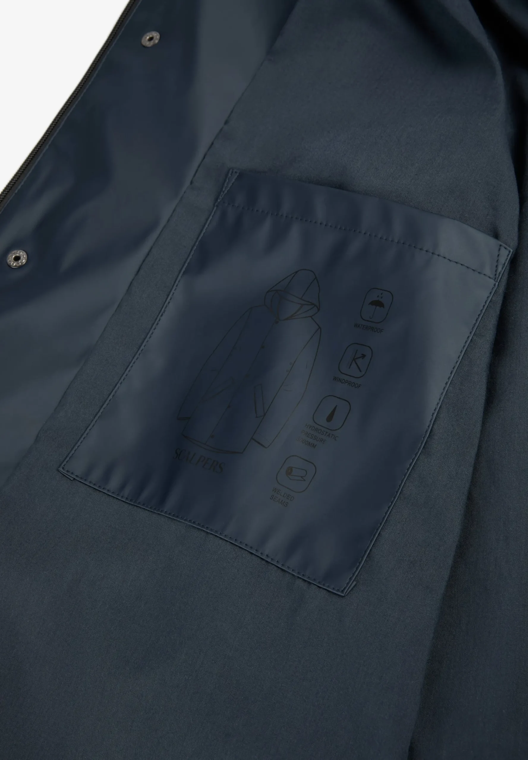 CHAQUETA IMPERMEABLE LOGO