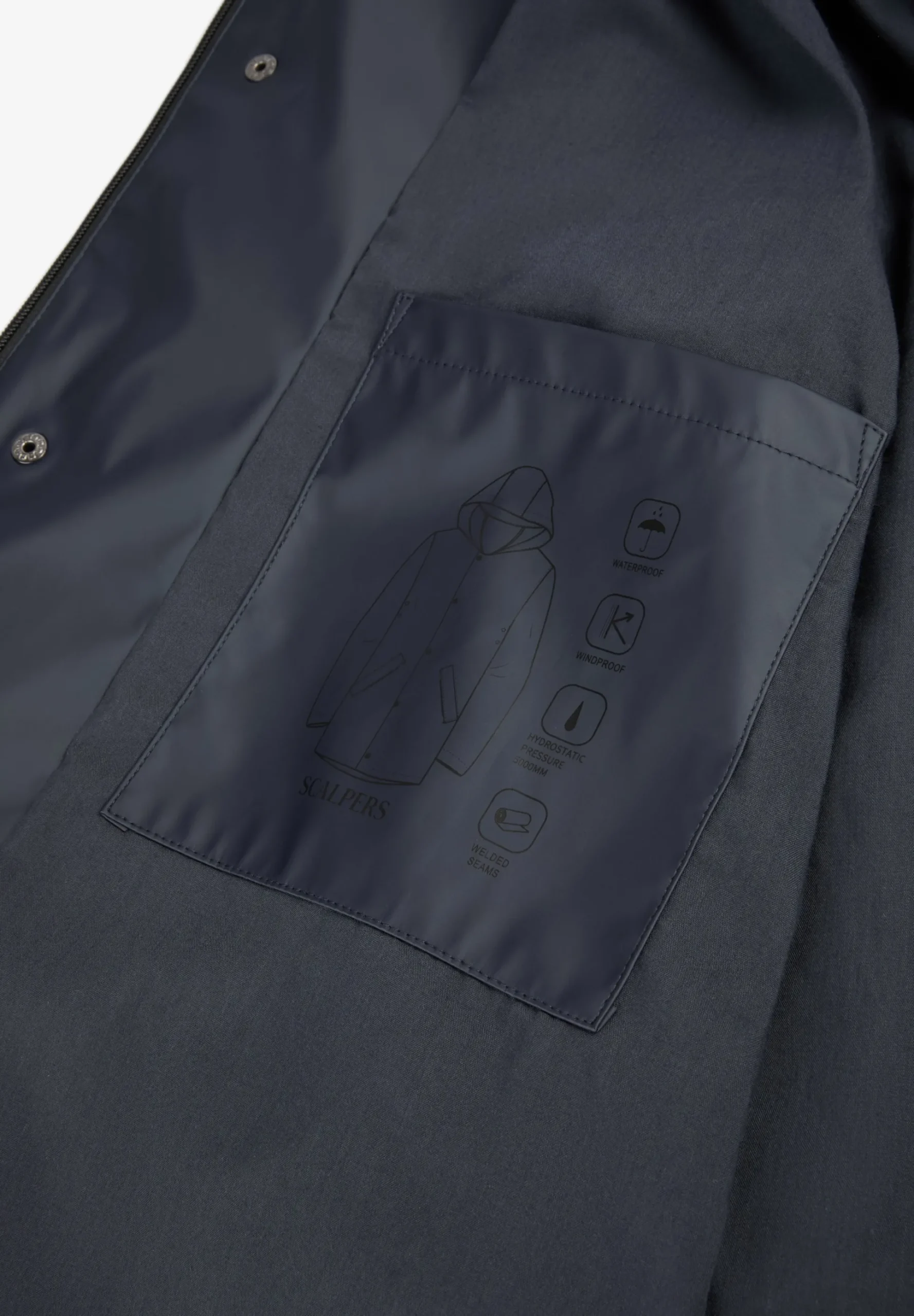 CHAQUETA IMPERMEABLE LOGO