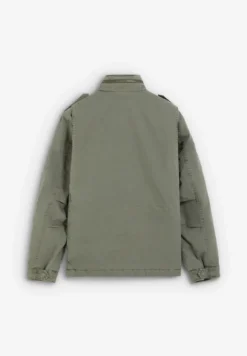 CHAQUETA MILITAR CAPUCHA OCULTA