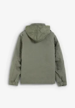CHAQUETA MILITAR CAPUCHA OCULTA