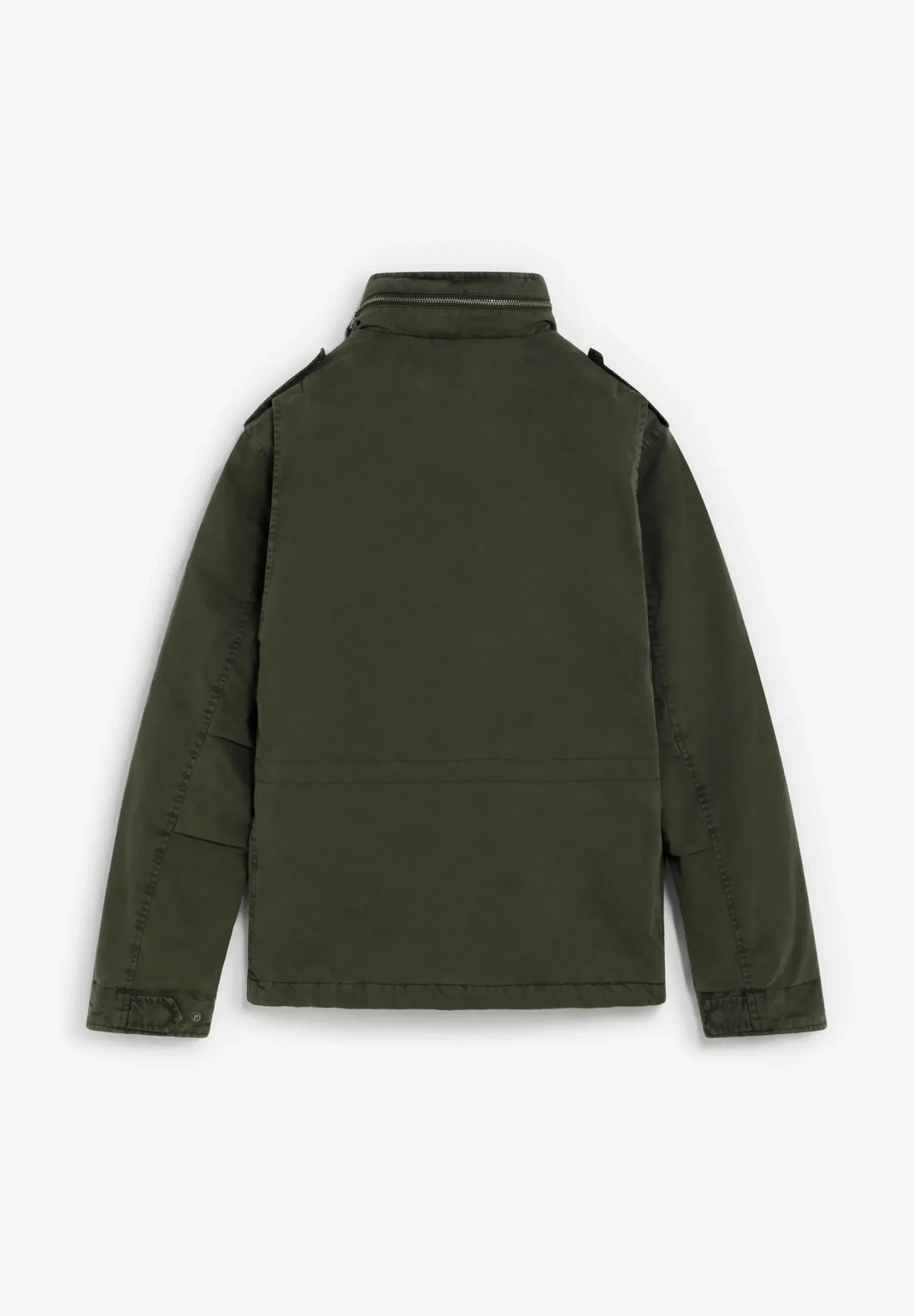 CHAQUETA MILITAR CAPUCHA OCULTA