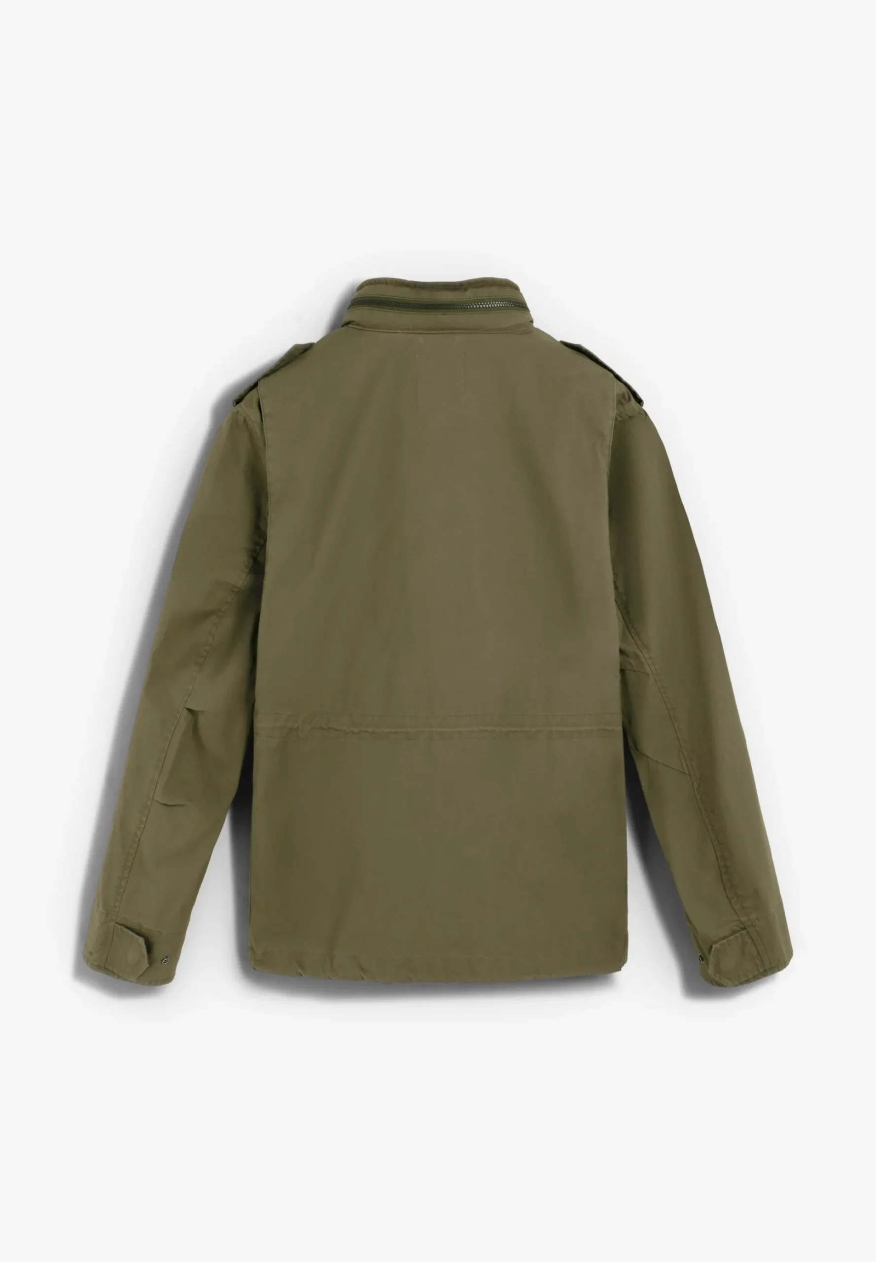 CHAQUETA MILITAR CON CAPUCHA OCULTA