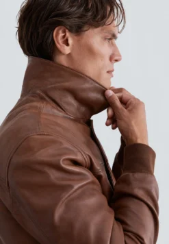 CHAQUETA PIEL BOLSILLOS
