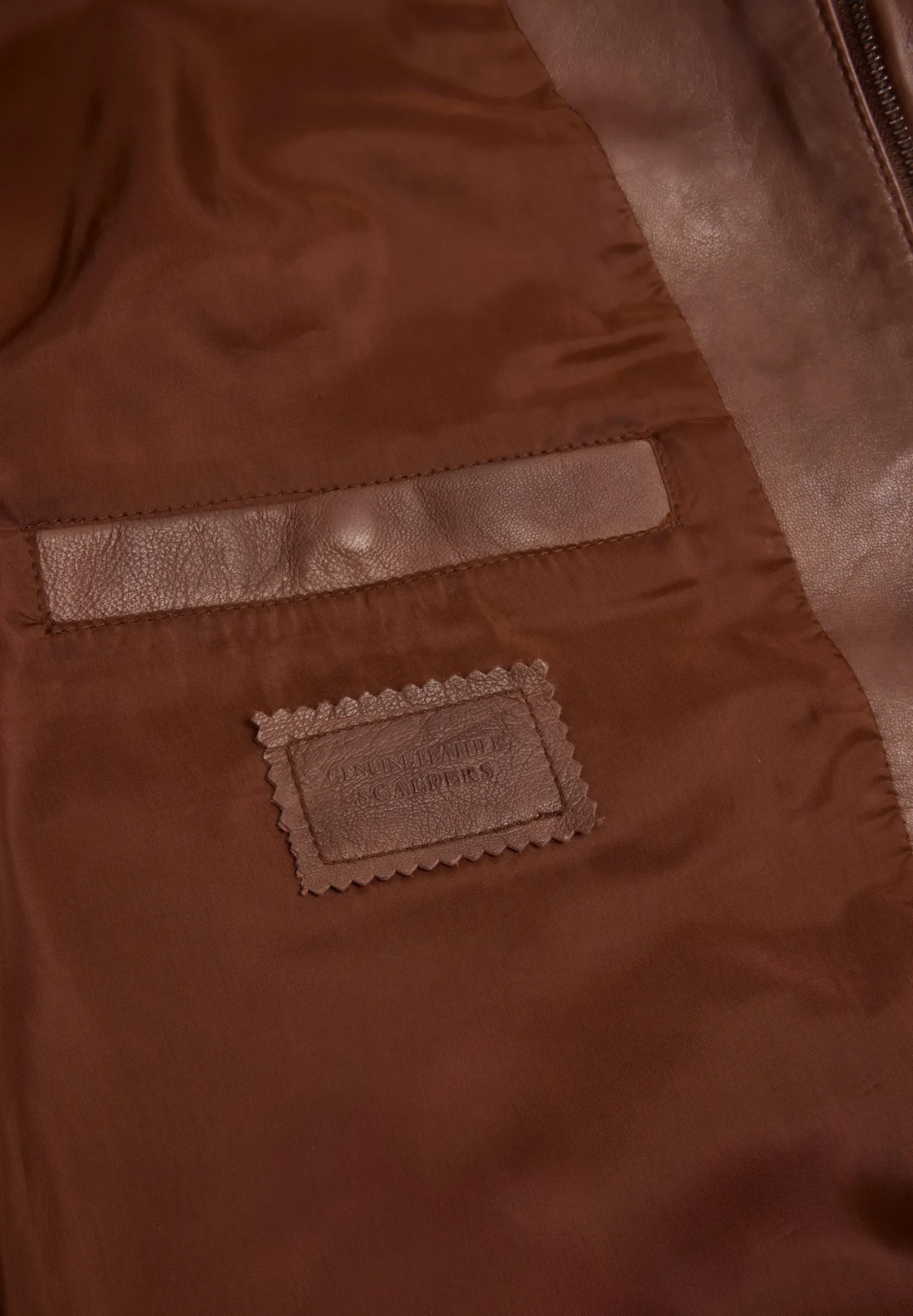 CHAQUETA PIEL BOLSILLOS
