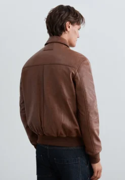 CHAQUETA PIEL BOLSILLOS