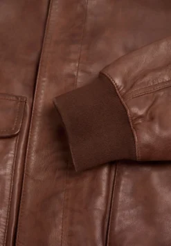 CHAQUETA PIEL BOLSILLOS