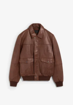 CHAQUETA PIEL BOLSILLOS