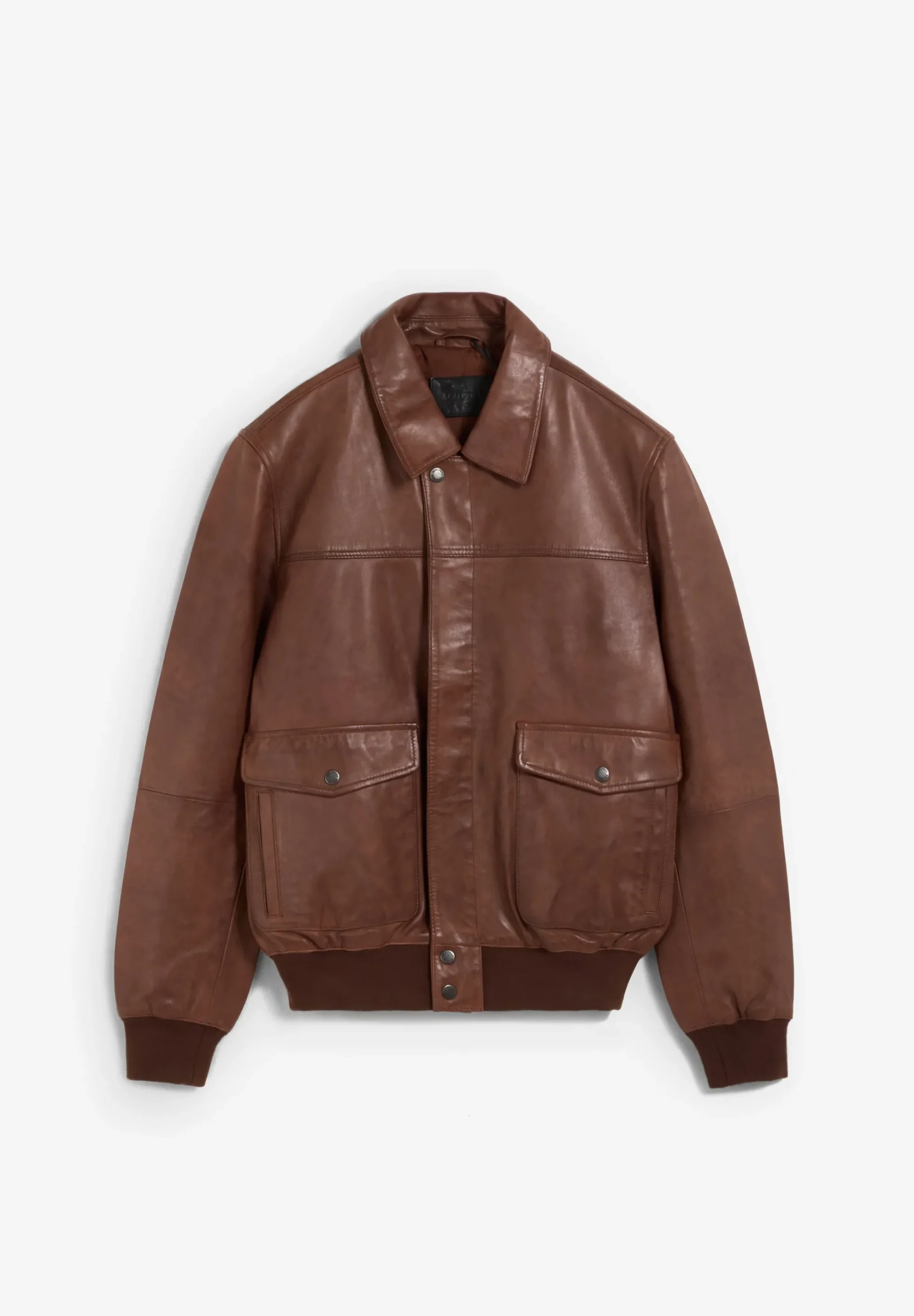 CHAQUETA PIEL BOLSILLOS