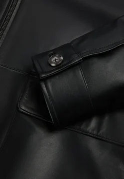 CHAQUETA PIEL BOLSILLOS