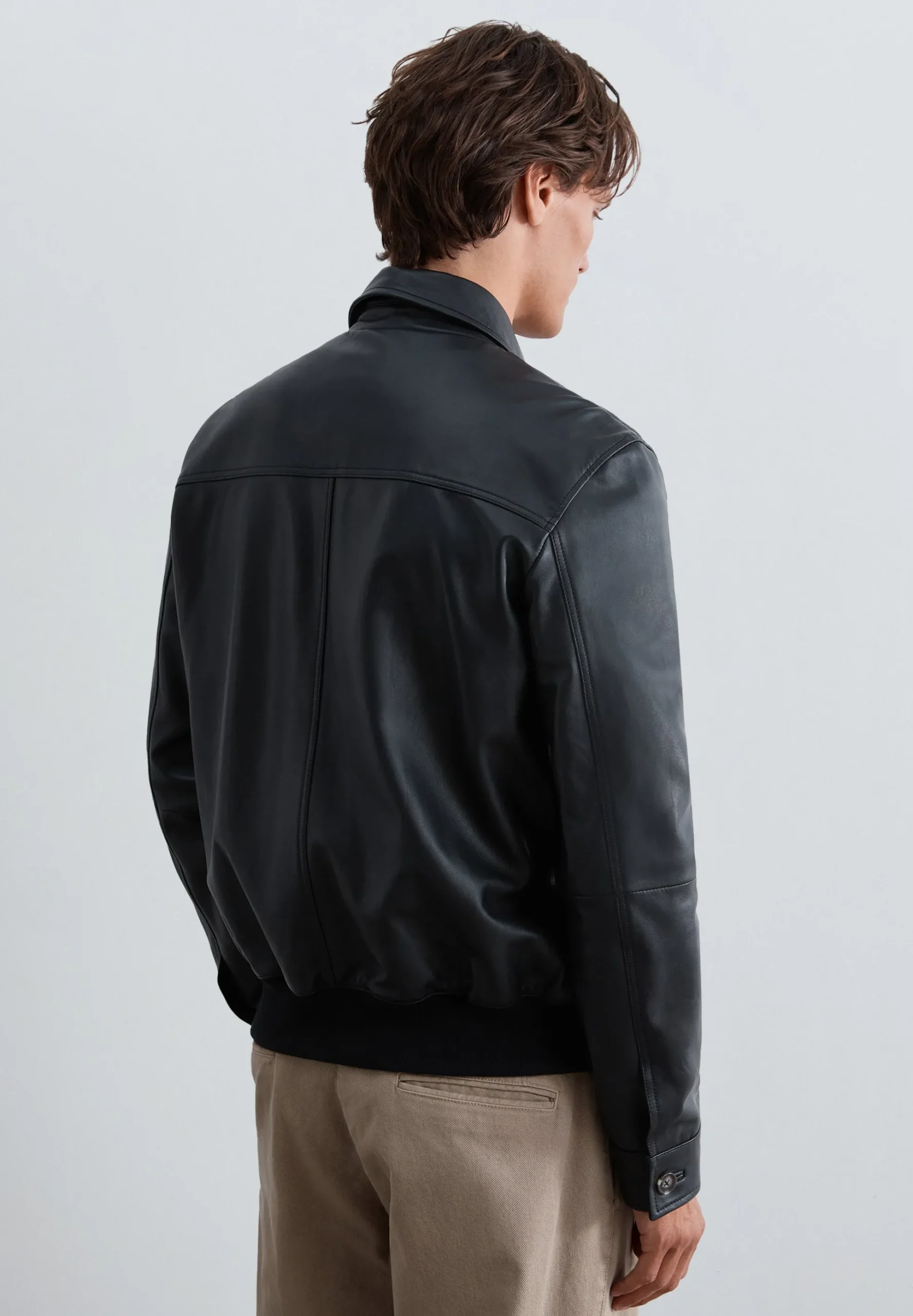 CHAQUETA PIEL BOLSILLOS