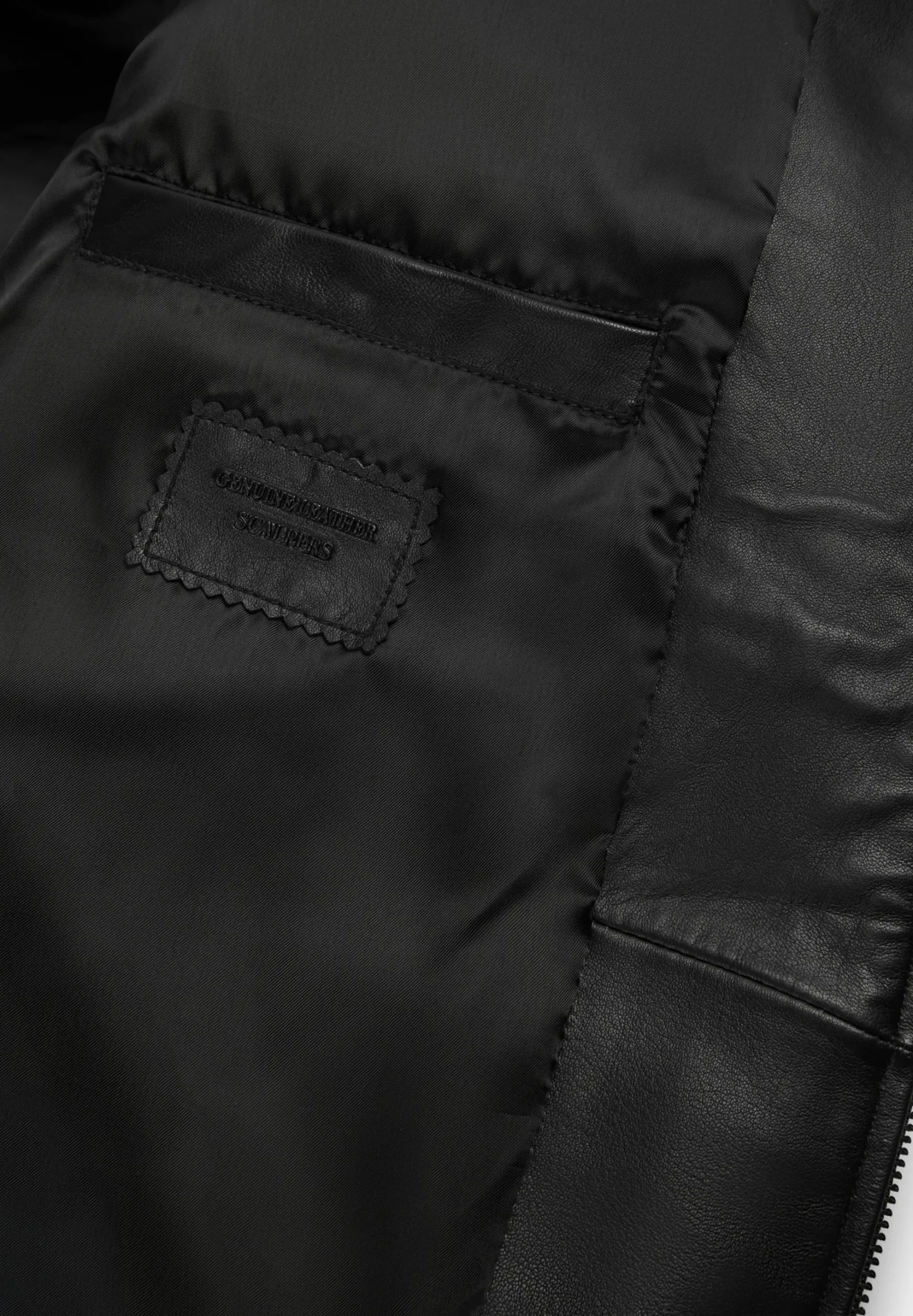 CHAQUETA PIEL BOLSILLOS