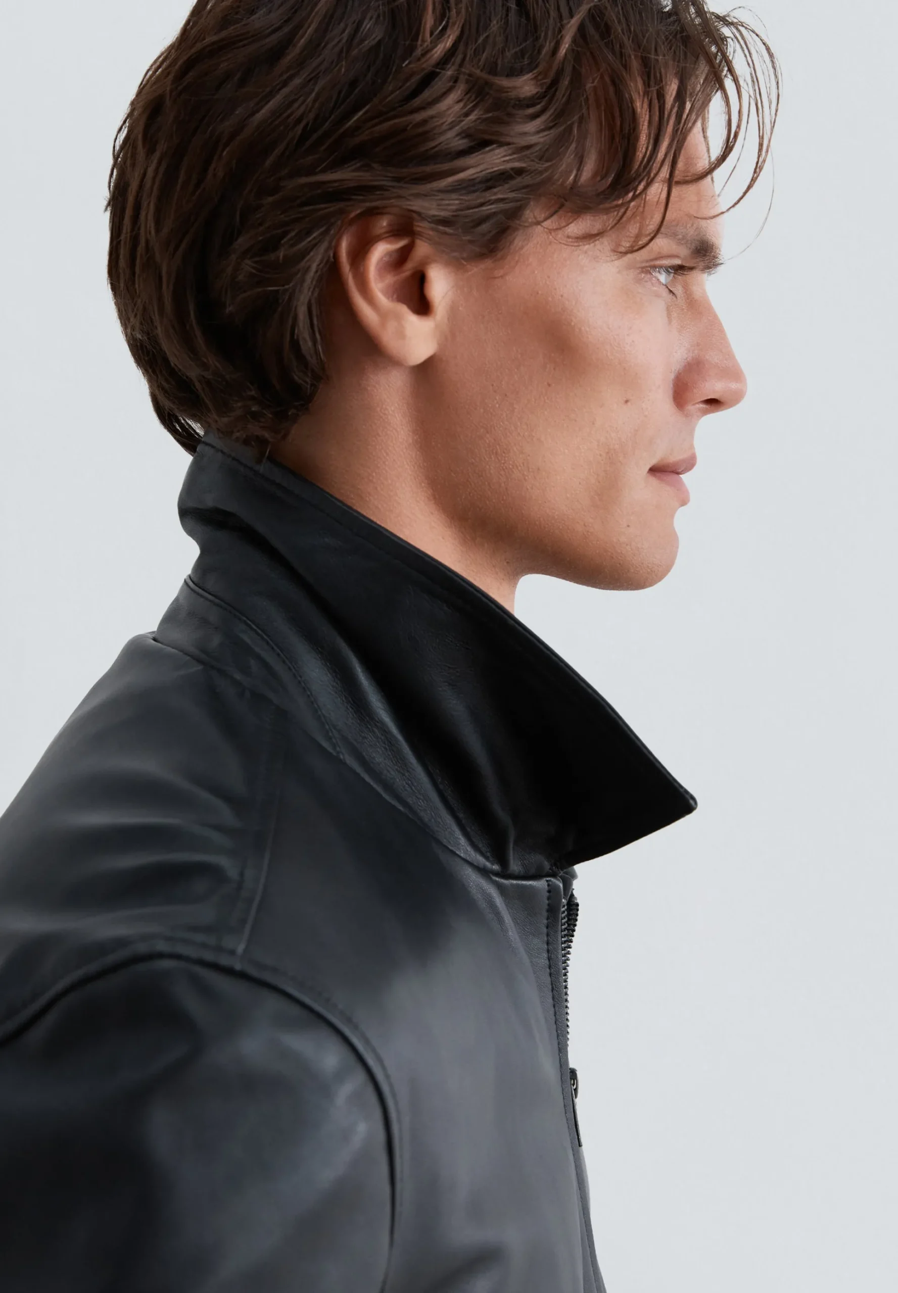 CHAQUETA PIEL BOLSILLOS