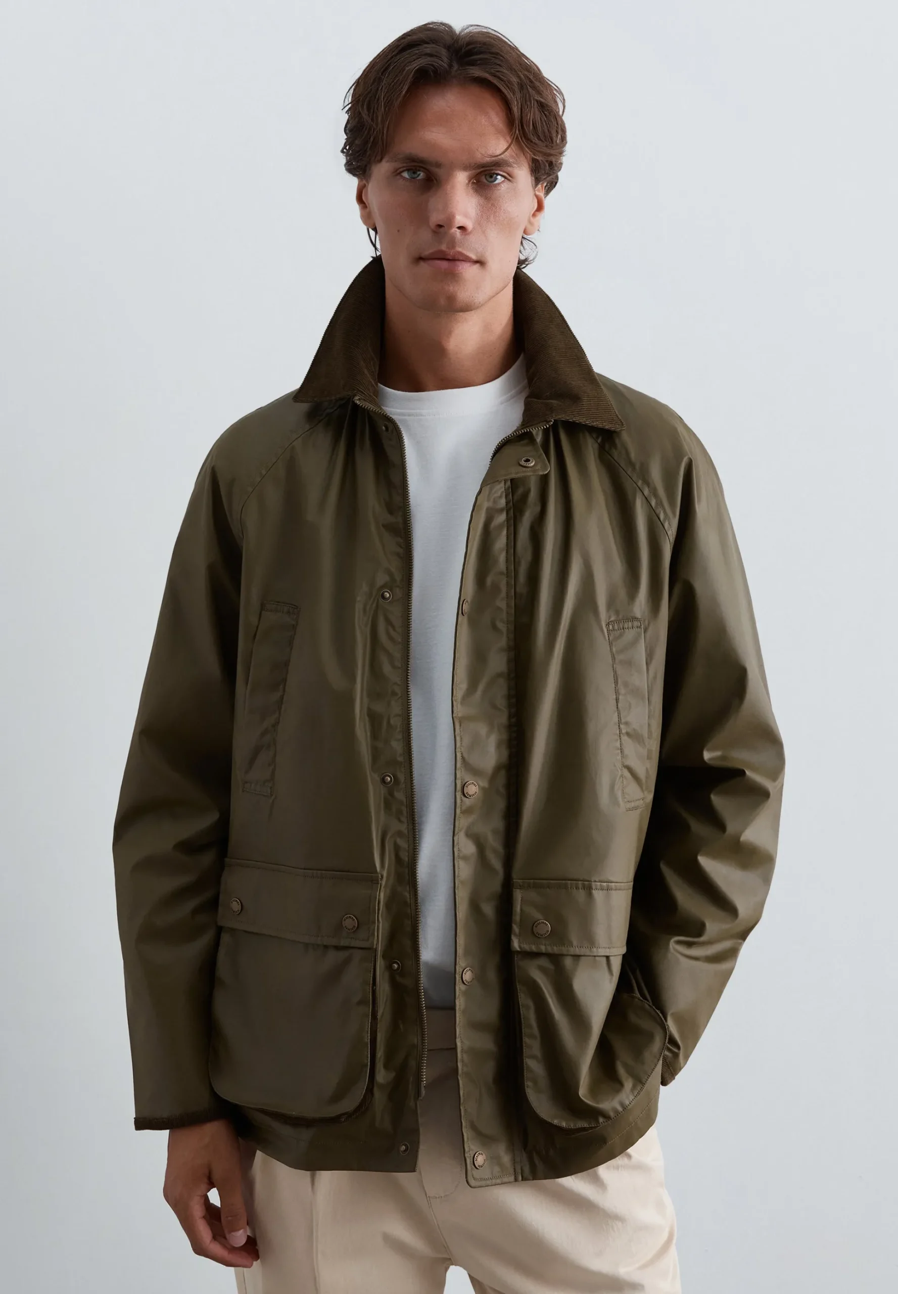 CHAQUETA RESINADA CUELLO PANA