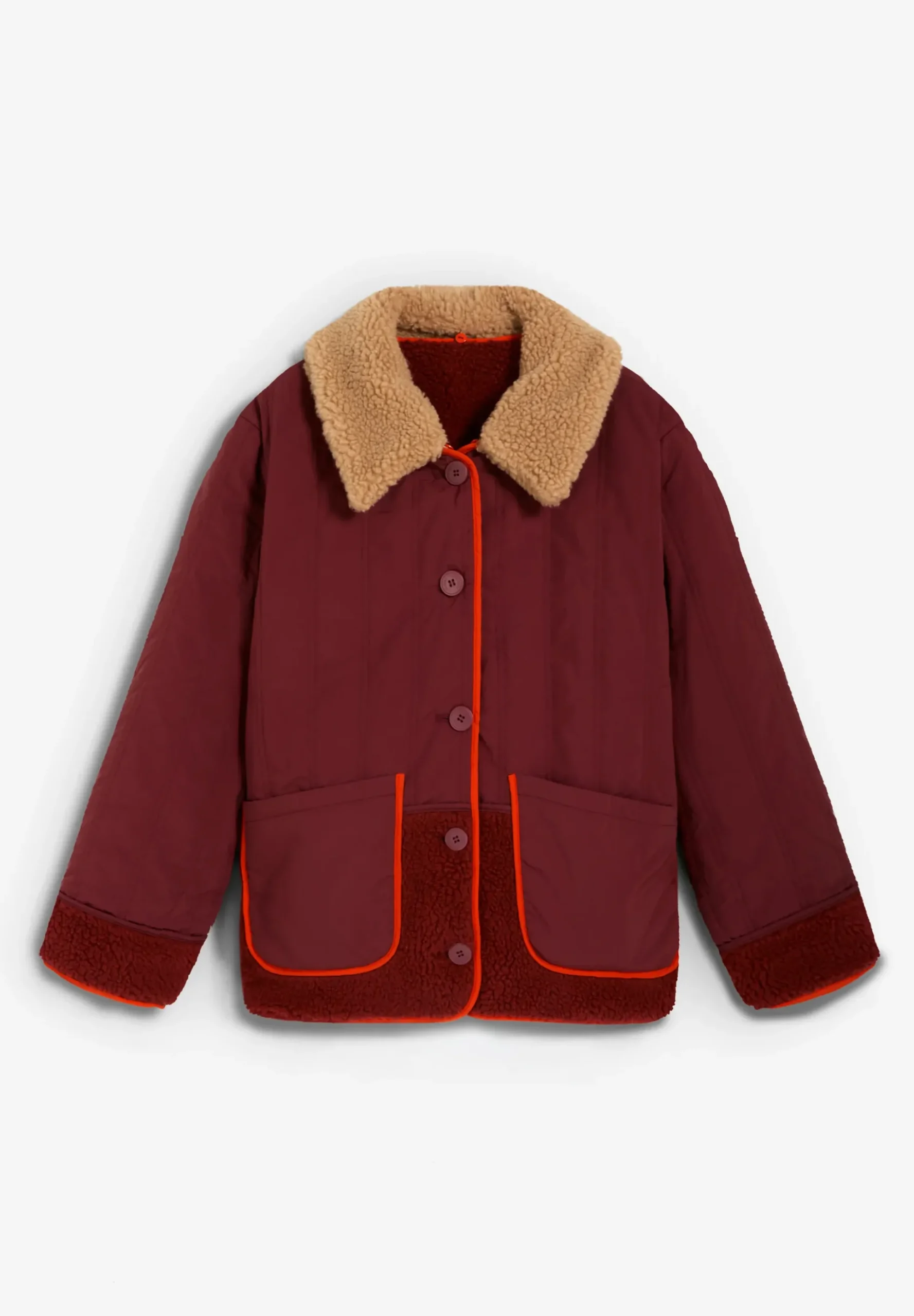 CHAQUETA REVERSBLE BORREGUILLO