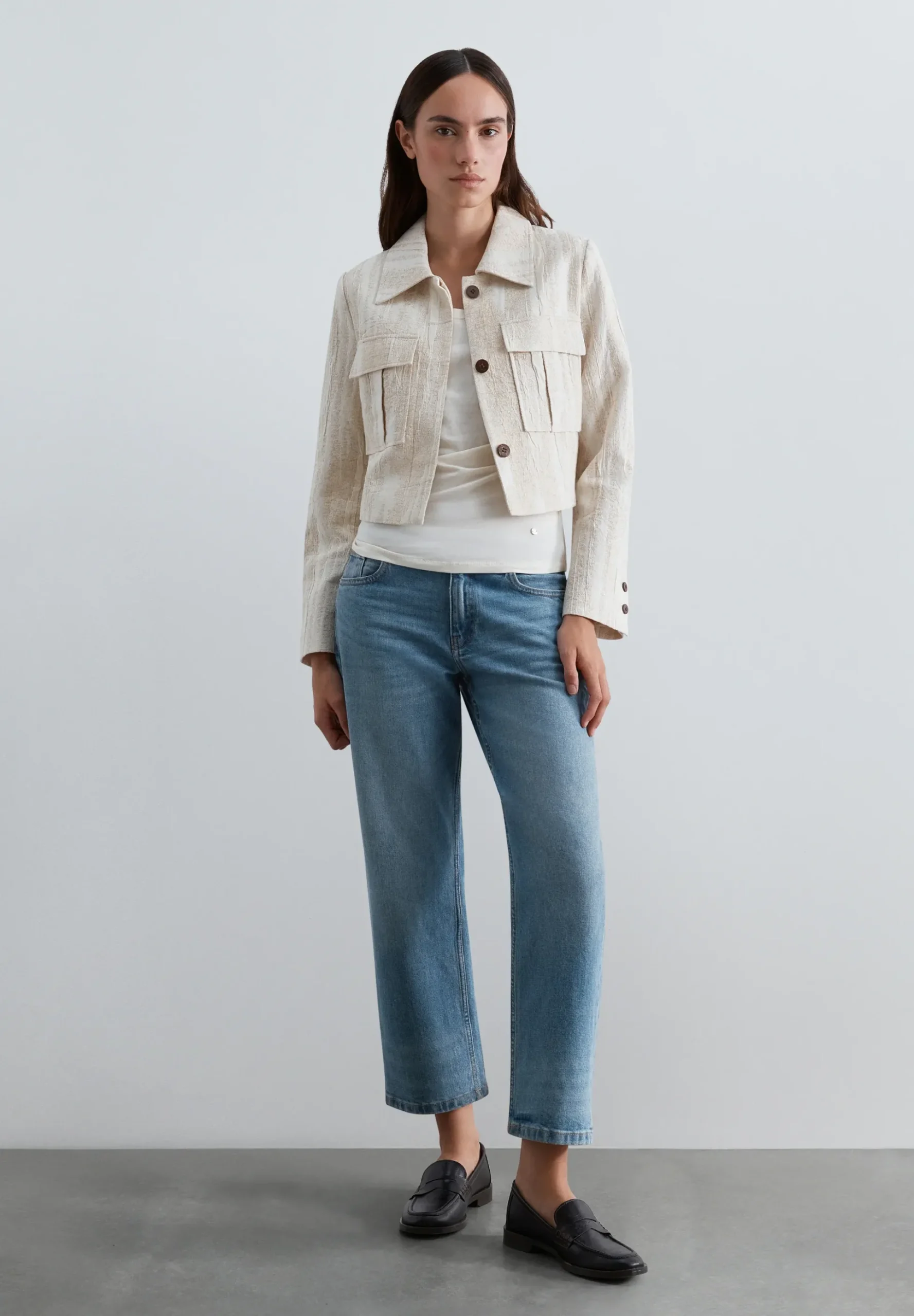 CHAQUETA RÚSTICA BOLSILLOS