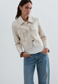 CHAQUETA RÚSTICA BOLSILLOS
