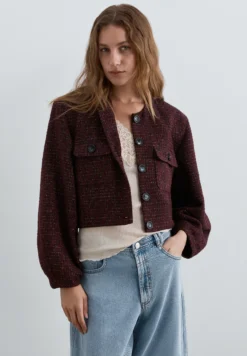 CHAQUETA TWEED HILO METALIZADO