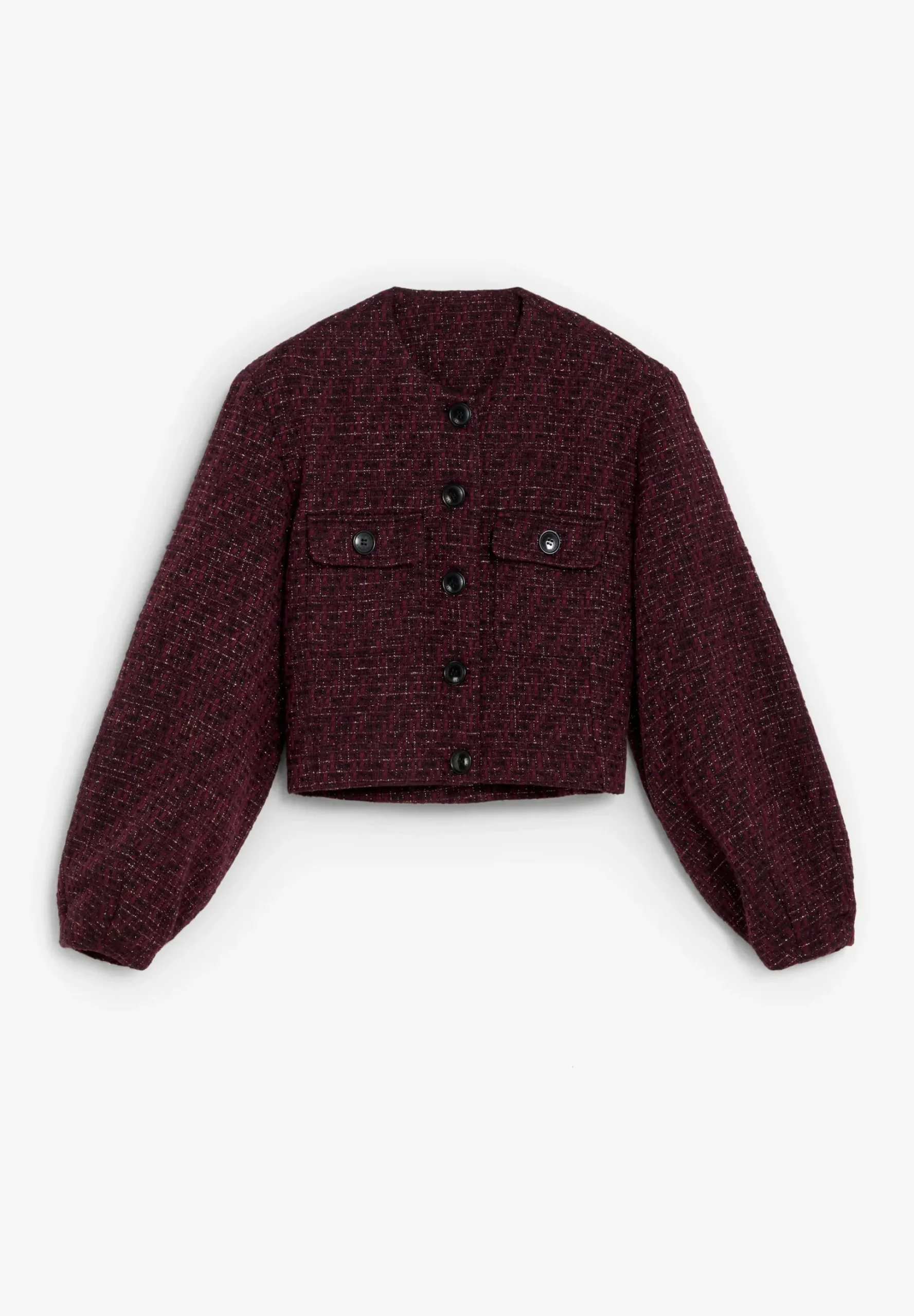 CHAQUETA TWEED HILO METALIZADO