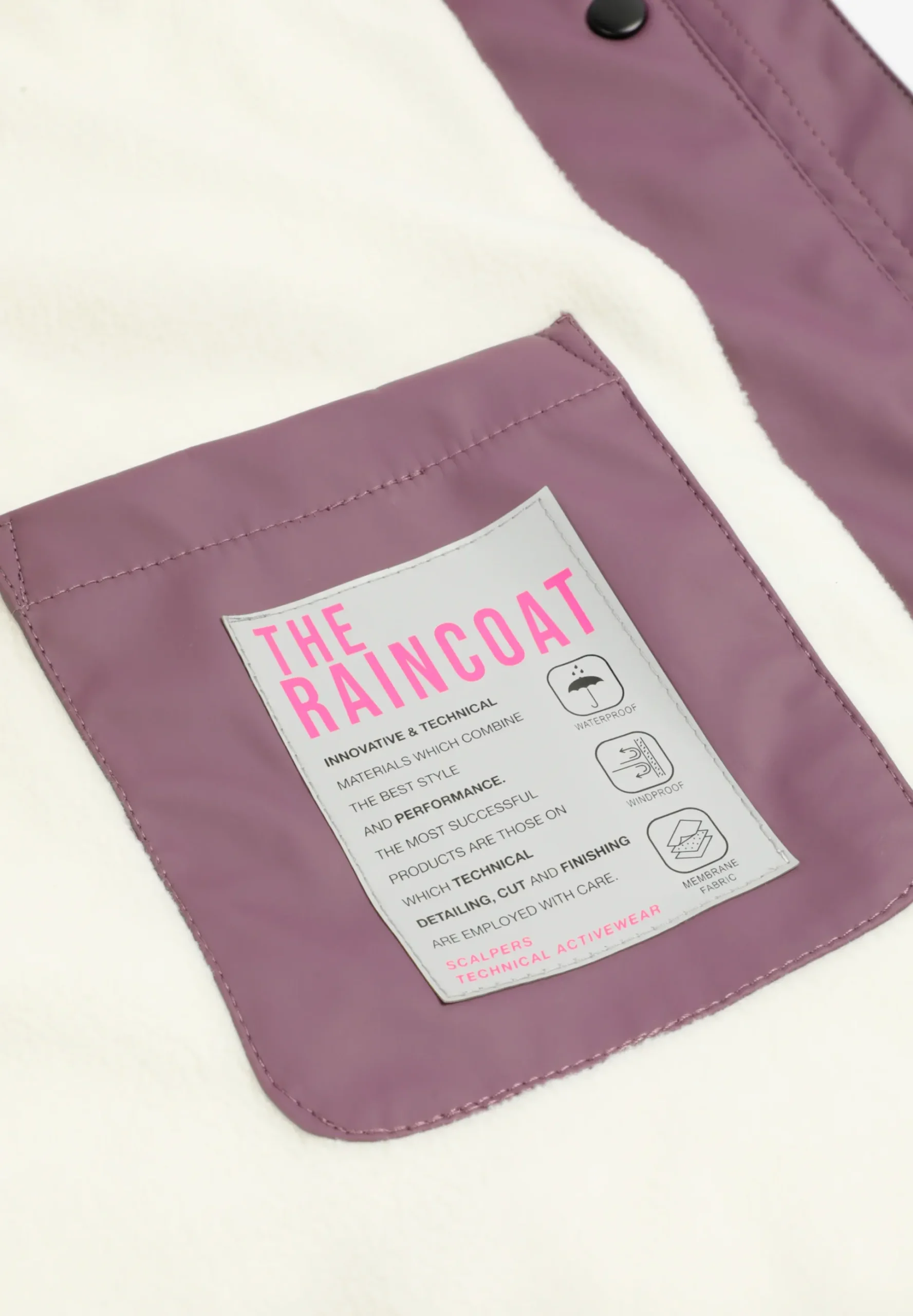 CHUBASQUERO IMPERMEABLE CON CAPUCHA