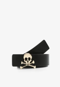 CINTURÓN CALAVERA METALIZADA