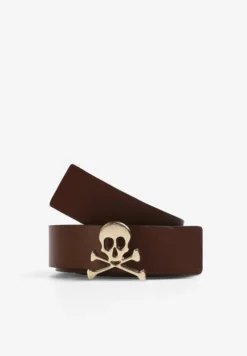 CINTURÓN CALAVERA METALIZADA