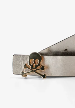 CINTURÓN PIEL REVERSIBLE CALAVERA