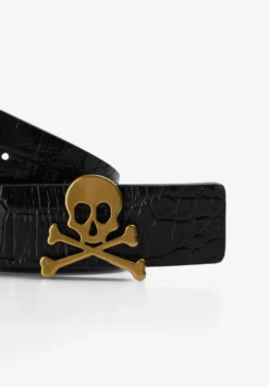 CINTURÓN PIEL REVERSIBLE CALAVERA