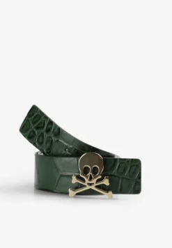 CINTURÓN PIEL REVERSIBLE CALAVERA