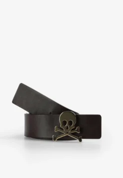 CINTURÓN PIEL REVERSIBLE CALAVERA