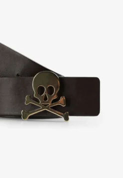 CINTURÓN PIEL REVERSIBLE CALAVERA