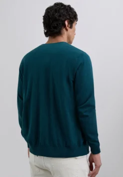 CÁRDIGAN CUELLO PICO ALGODÓN