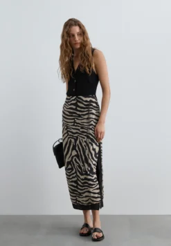 FALDA ANIMAL PRINT ABERTURA