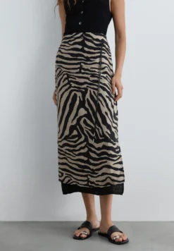 FALDA ANIMAL PRINT ABERTURA