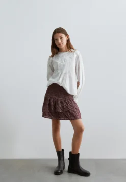 FALDA ESTAMPADA VOLANTES