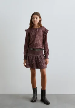 FALDA ESTAMPADA VOLANTES