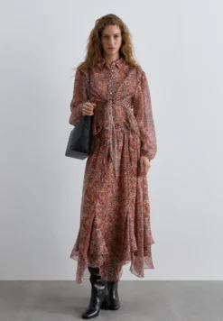 FALDA LARGA ESTAMPADO FLORAL