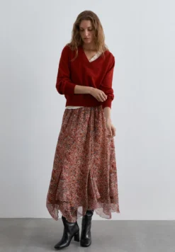 FALDA LARGA ESTAMPADO FLORAL